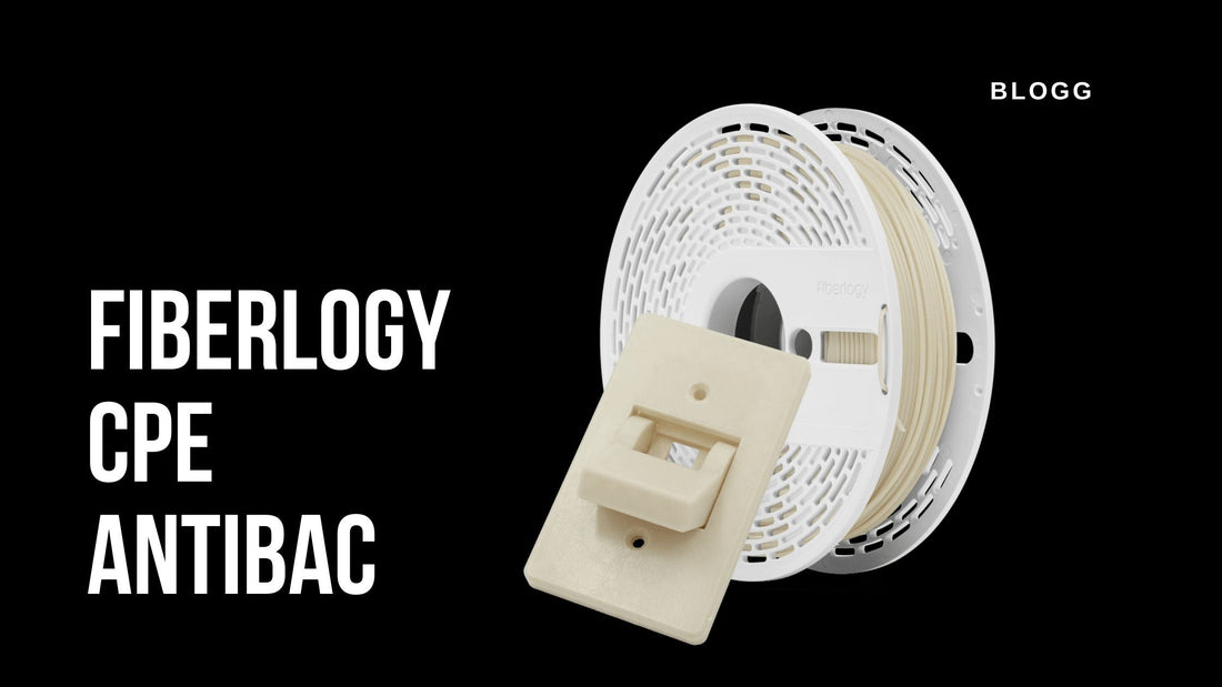 Fiberlogy CPE ANTIBAC – Antibakteriellt 3D-filament för professionella och tekniska miljöer