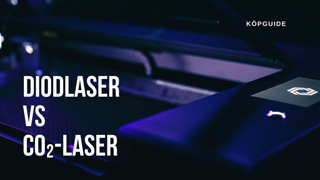 Diodlaser vs CO₂-laser – Skillnaden och vad du ska välja för hobby