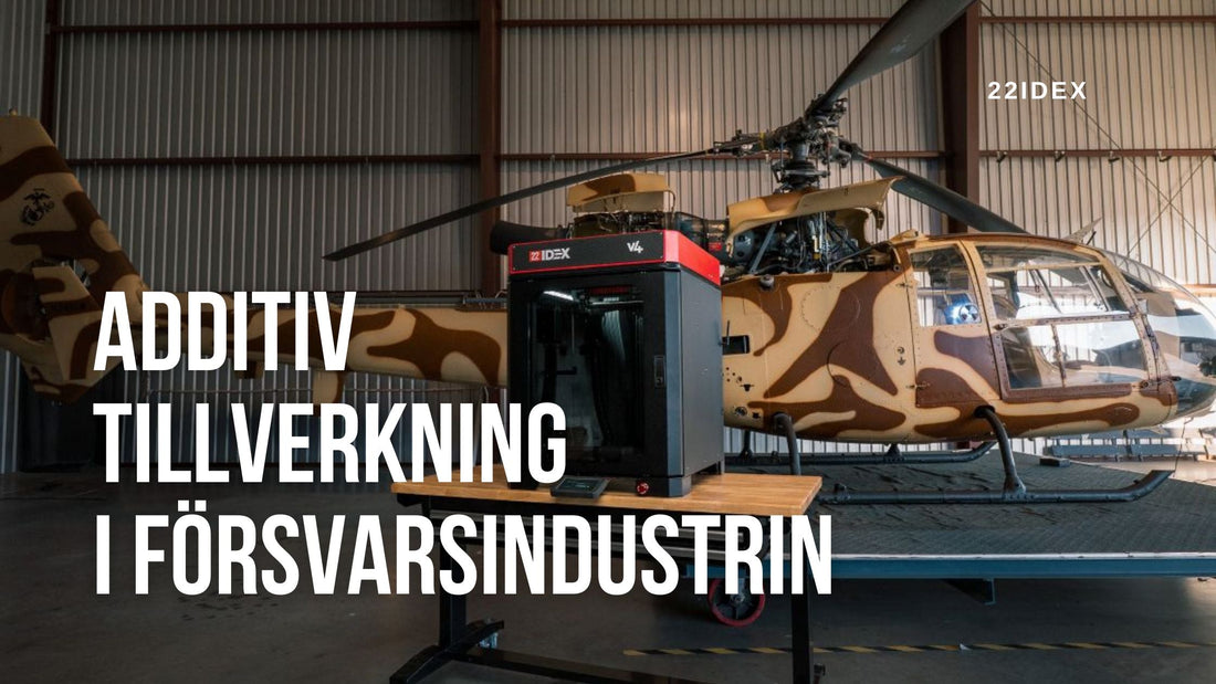 Additiv tillverkning i försvarsindustrin – hur 3D-print förändrar produktion av reservdelar