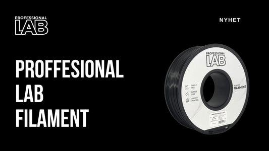 Professional Lab filament nu hos 3DShoppen – Sveriges billigaste filament för 3D-printing?