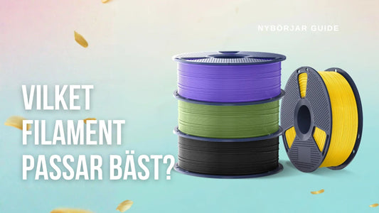 PLA vs PETG – Vilket filament passar bäst?