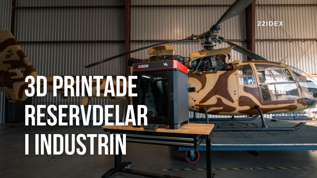 3D print reservdelar i industrin – hur additiv tillverkning förändrar produktion och underhåll