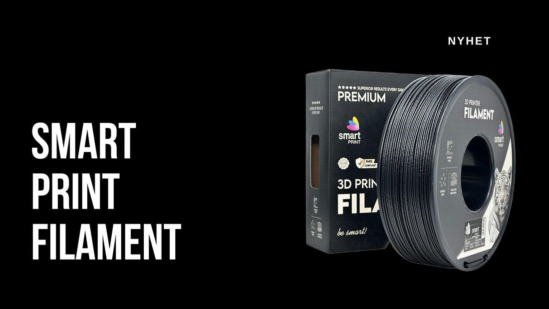 Smart Print filament nu hos 3DShoppen – brett sortiment och snabb leverans från Sverige och EU-lager