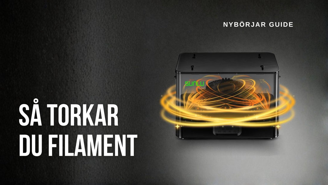 Så torkar du filament