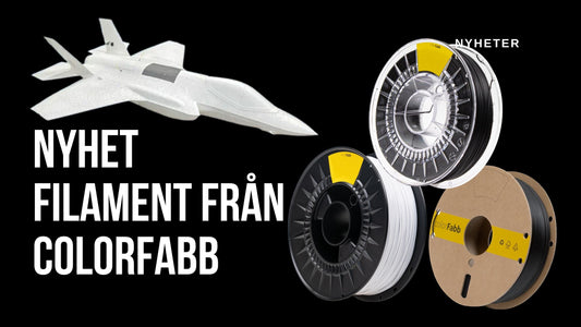 Synthrex och 3DShoppen introducerar colorFabb – avancerade filament för nästa generations 3D-printing
