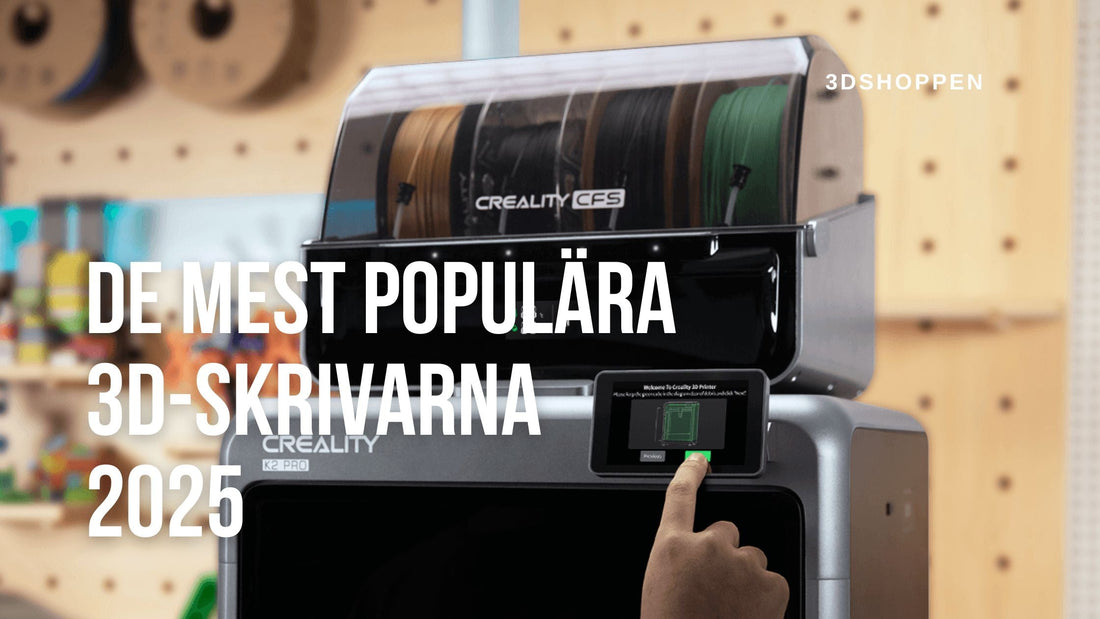 De mest populära 3D-skrivarna 2025 – våra favoriter just nu