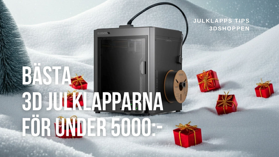 Ge något som inspirerar: 3D-julklappar under 5000 kr