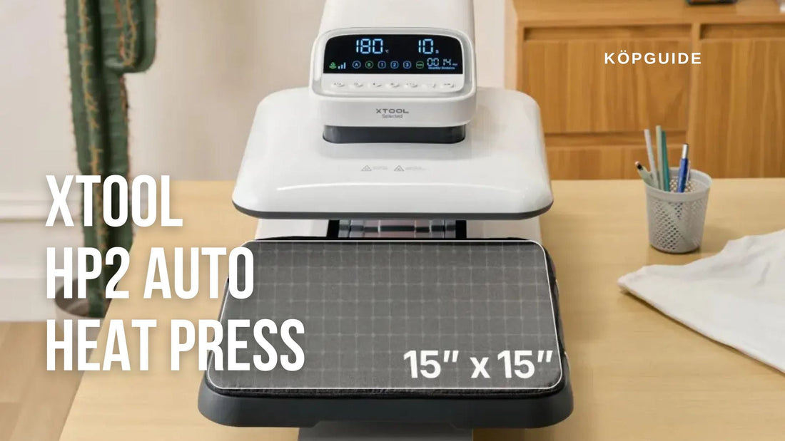 xTool HP2 Auto Heat Press – Bästa automatiska värmepressen för klädtryck