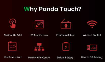 BIGTREETECH Panda Touch 5'' Display For Bambu Lab Printers V1.1