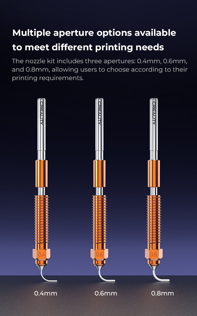 Creality 3D K1C Unicorn Quick-Swap Nozzle Kit