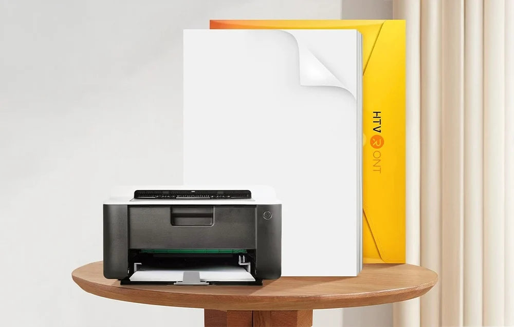 HTVRONT Glossy A4 Self-Adhesive Film (White)
