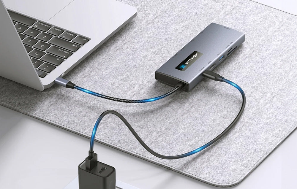 BlitzWolf BW-NEW TH8 10-i-1 USB-C Hub