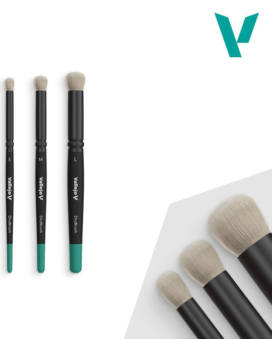 Vallejo Natural Hair Dry Brush Set