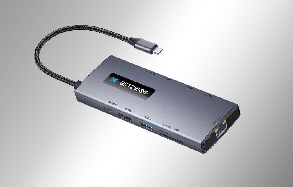BlitzWolf BW-NEW TH8 10-i-1 USB-C Hub