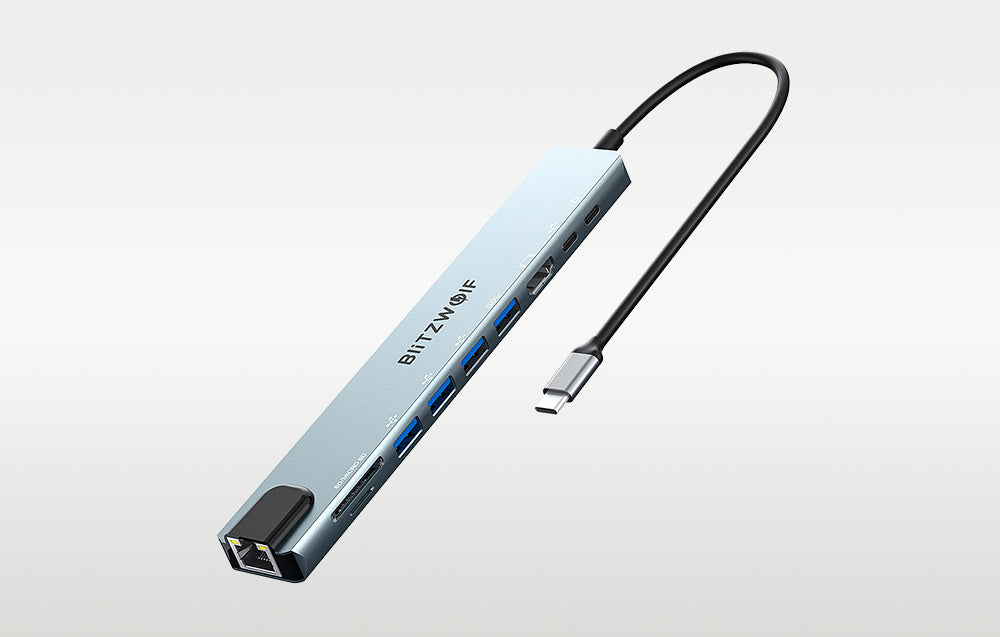 BlitzWolf BW-TH5 10-i-1 USB-C Dockningsstation