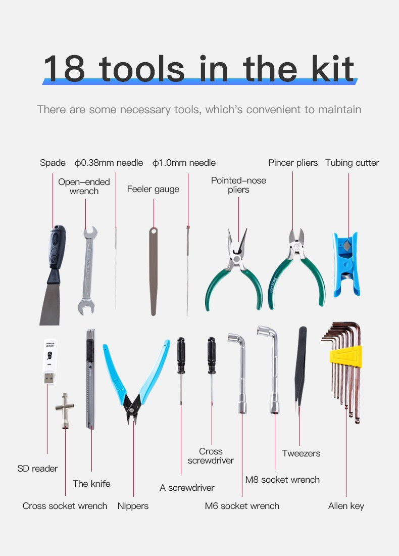 Creality 3D Printer Tool Box Kit