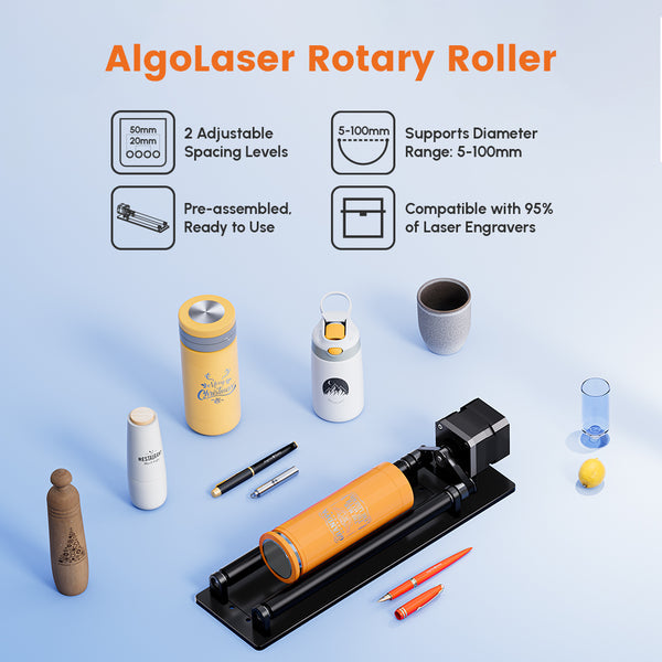 AlgoLaser Simple Rotary Roller for Pixi