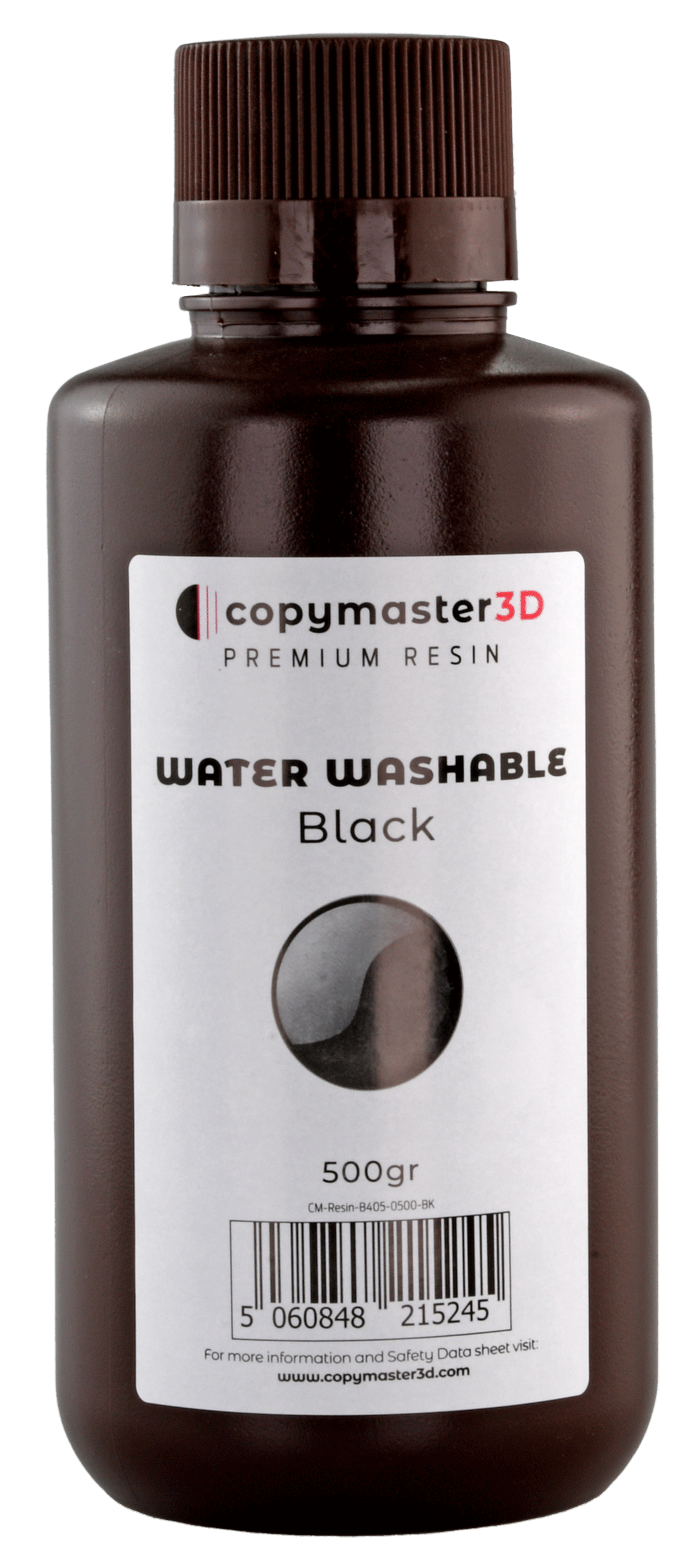 Copymaster3D Water Washable UV Resin - 500 g - Black