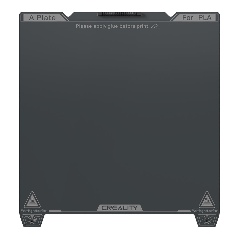 Creality 3D K1C Smooth PEI Build Plate Without Soft Magnetic Sticker - 235 x 235mm