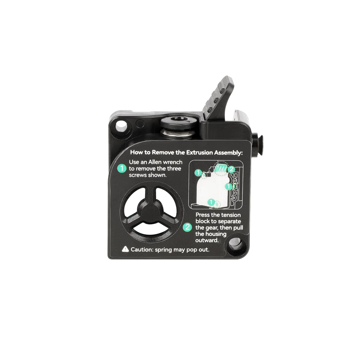 Creality Extruder Front shell kit for K2 Plus / K2 Pro / K2