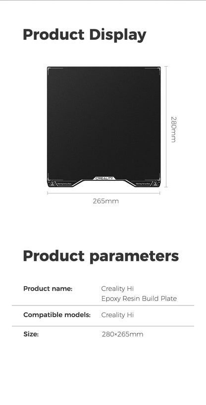 Creality Hi Epoxy Resin Build Plate