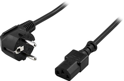 Deltaco Power Cable - 1 m