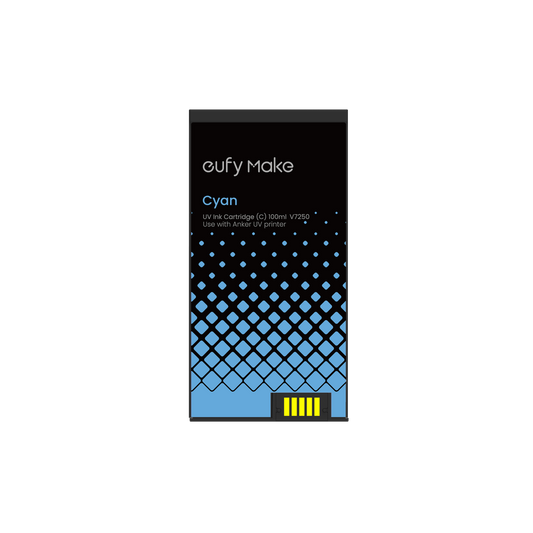 Eufymake UV Ink Cartridge (CMYKWG) for UV Printer