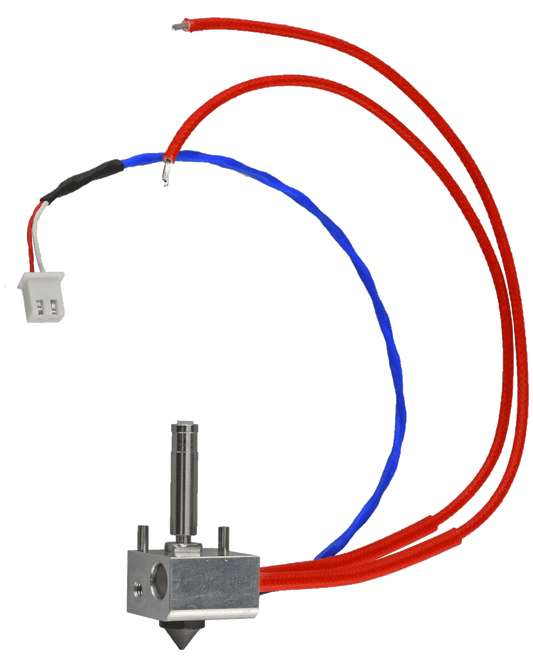 Flashforge Creator 3 Pro Left Hot-End Assembly - Hardened Steel - 0,4 mm