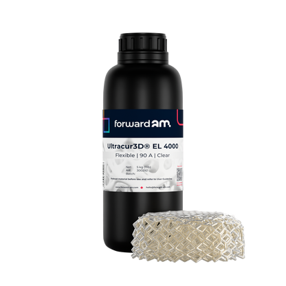 Forward AM Ultracur3D Flexible UV Resin EL 4000 - 1 kg - Clear