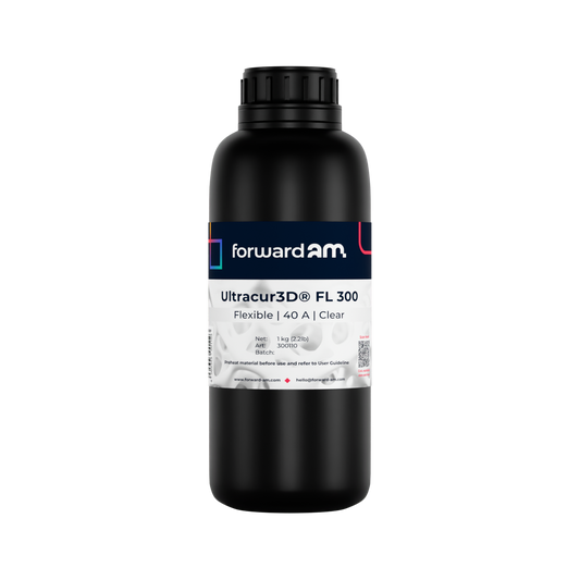 Forward AM Ultracur3D Flexible UV Resin FL 300 - 1 kg - Clear
