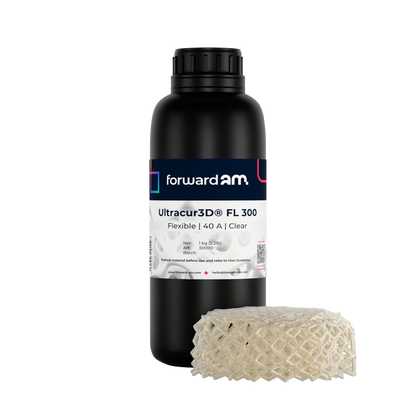 Forward AM Ultracur3D Flexible UV Resin FL 300 - 1 kg - Clear