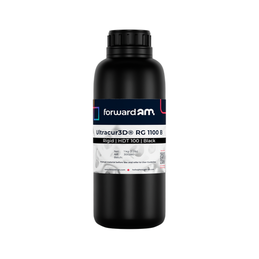 Forward AM Ultracur3D Rigid UV Resin RG 1100 - 1 kg - Black