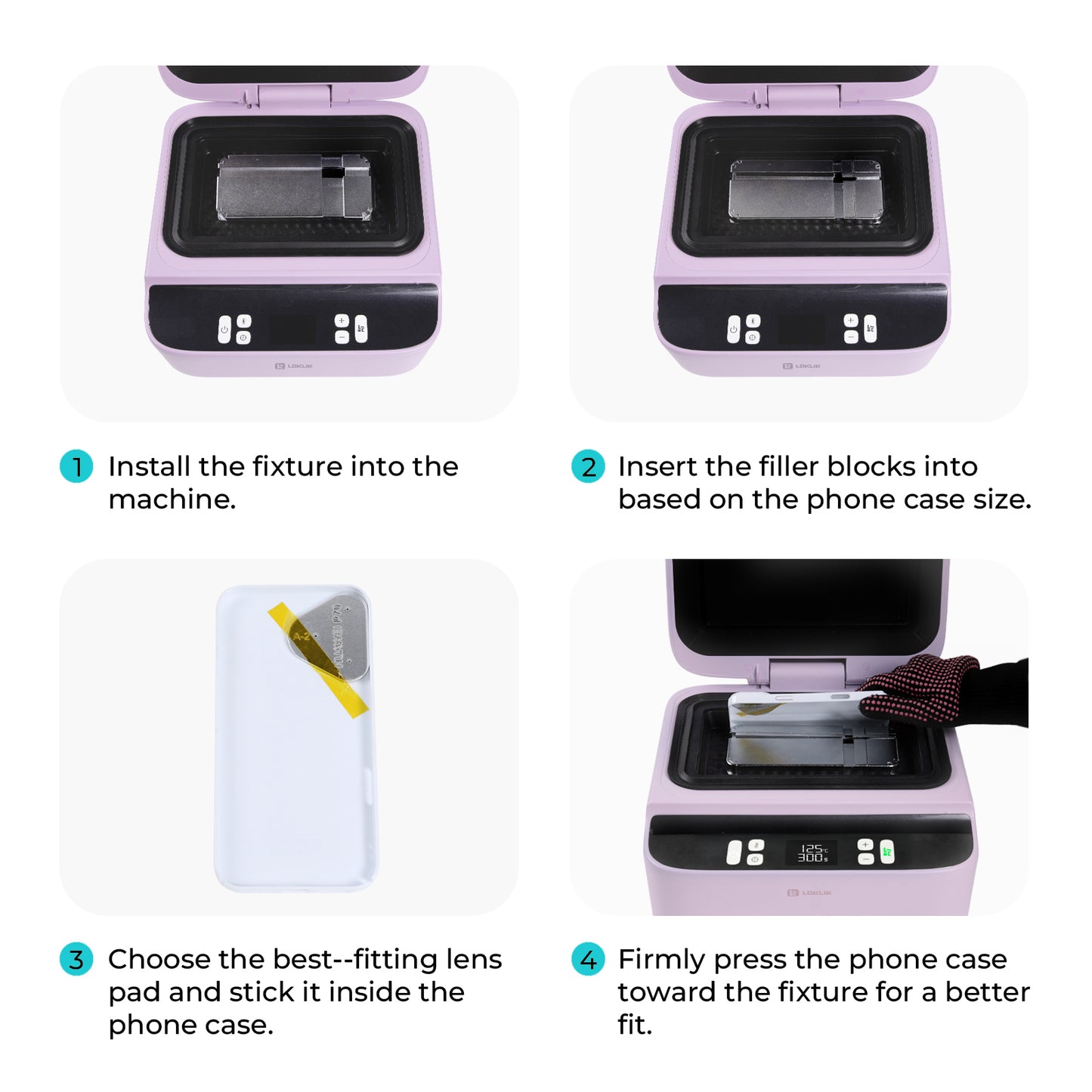 LOKLiK Android Phone Case Fixture Set