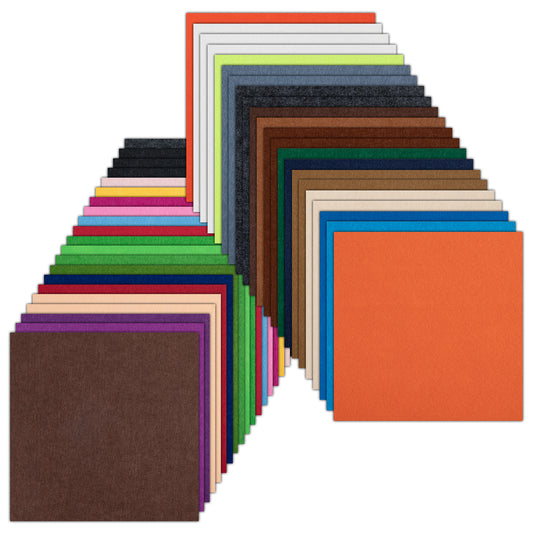 LOKLiK Felt Sheet Bundle 1.0 mm - Mix Color - 42 pack