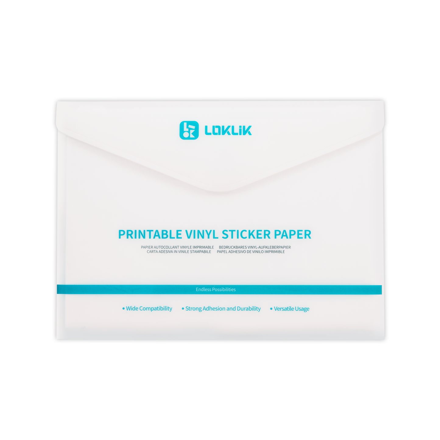 LOKLiK Matte Printable Vinyl Sticker Paper - 20-Pack