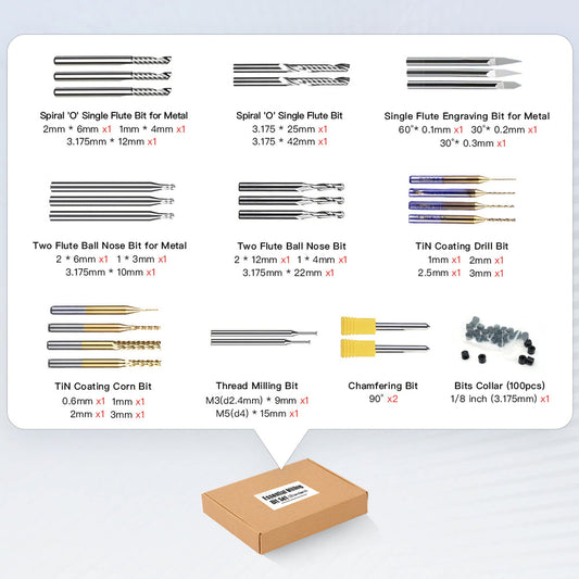 Makera - Commonly Used Milling Bit Bundle