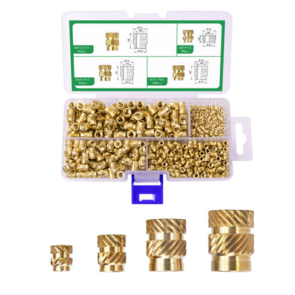 Mintion Assorted Threaded Insert Set - 500 pcs