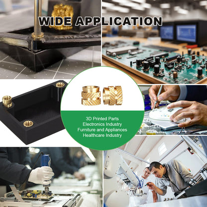 Mintion Assorted Threaded Insert Set - 500 pcs