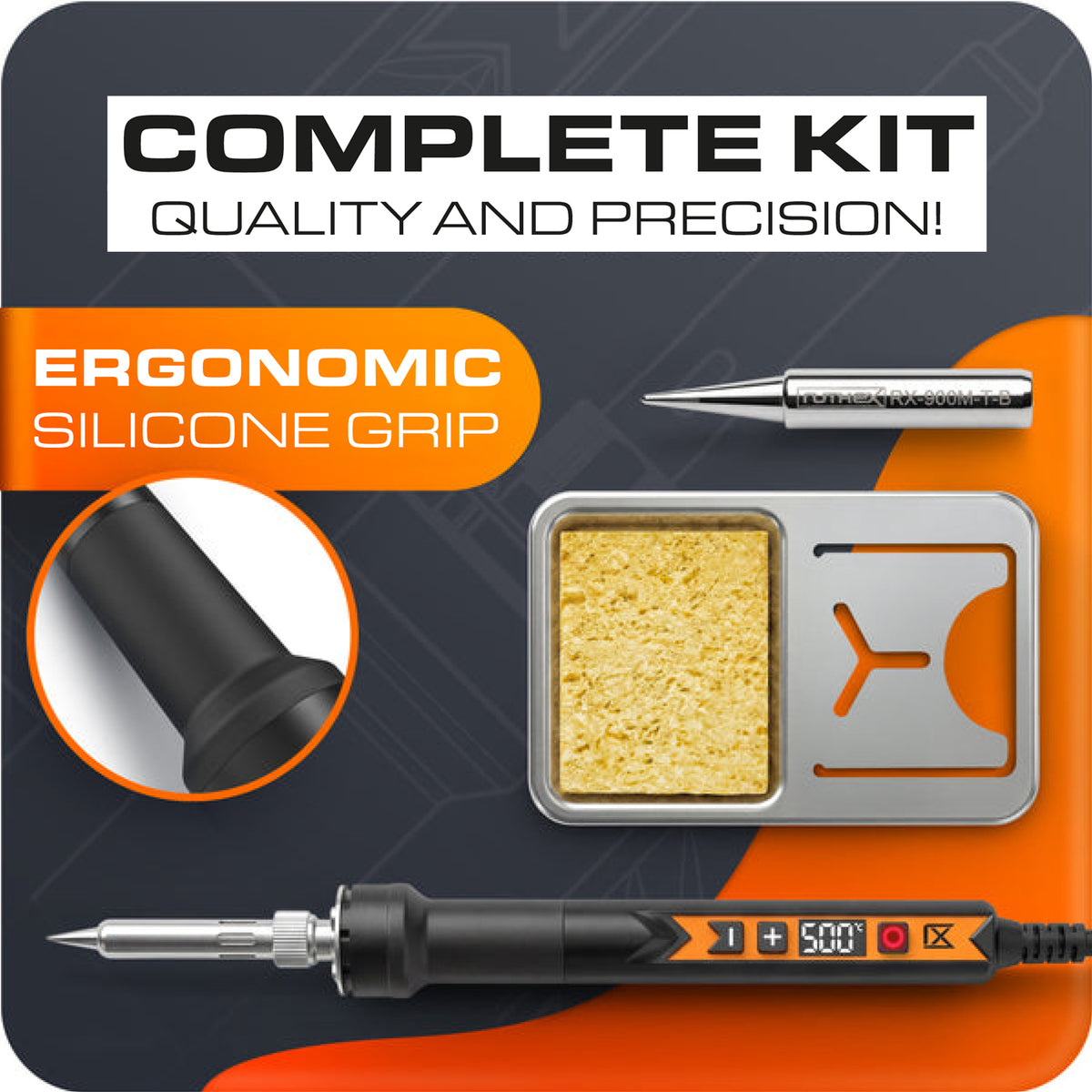 Ruthex 900M LED Display Soldering Iron