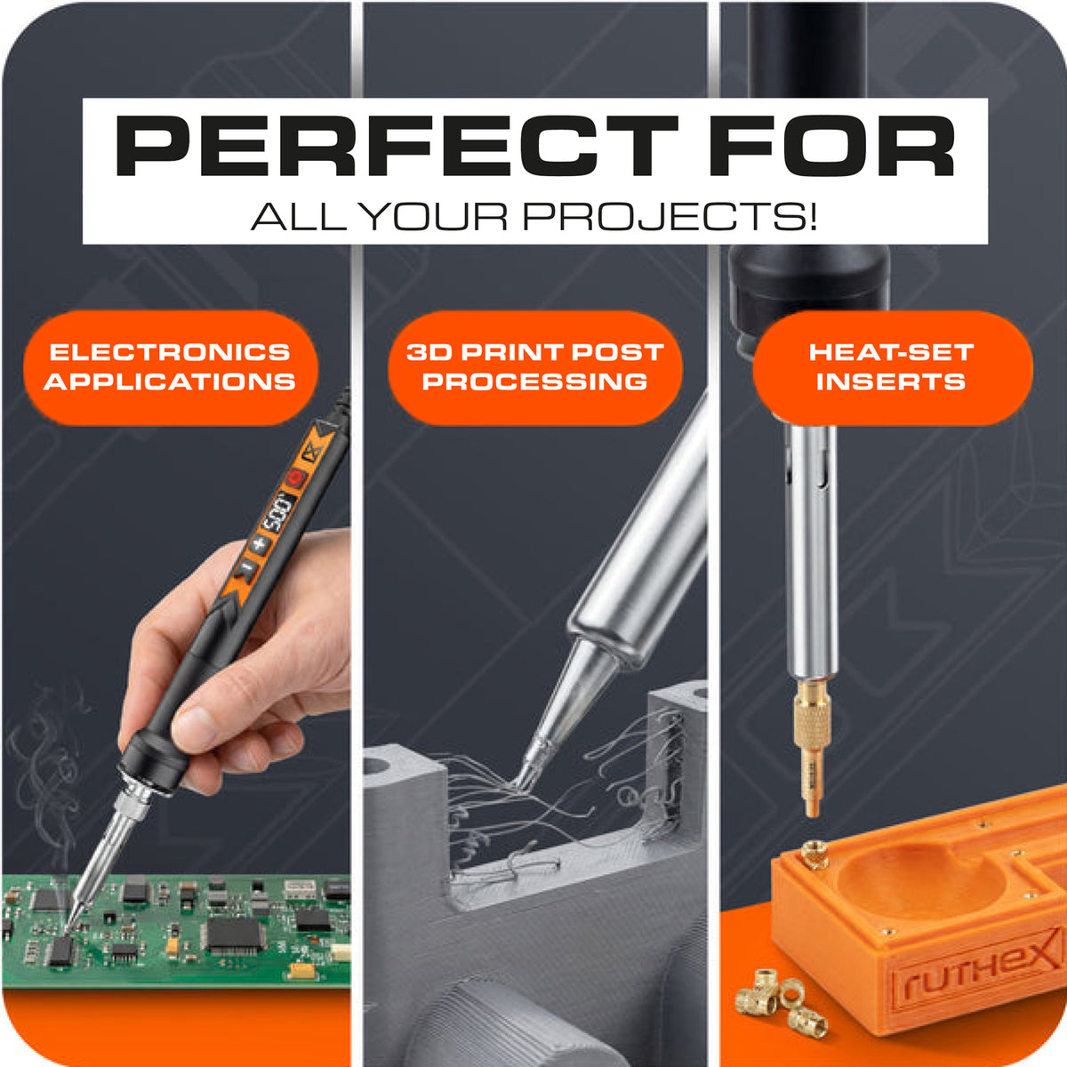Ruthex 900M LED Display Soldering Iron