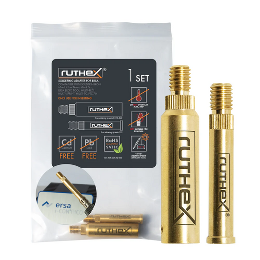 Ruthex ERSA series 832, 842 & 102 - i-Tool Pico, PTC 70 compatible Soldering Tips Adapter