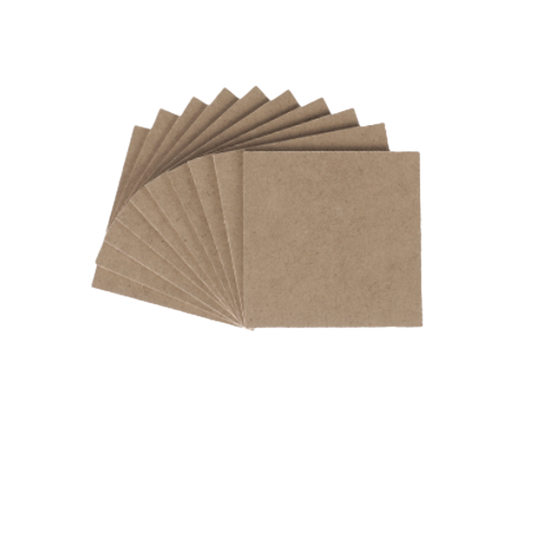 Snapmaker MDF Wood Sheet / 80x80x3mm / 10-pack