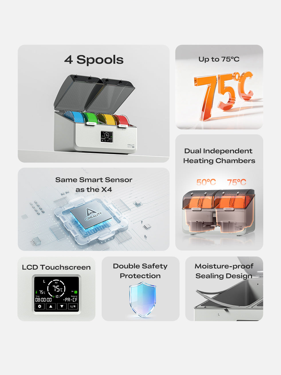 Creality SpacePi X4L Filament Dryer