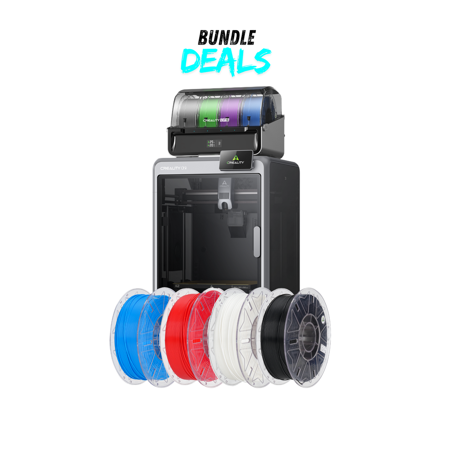 Creality K2 Pro Combo – Bundle Deal inkl. 4× RFID Hyper PLA