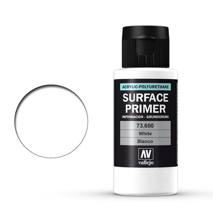 Vallejo Acrylic Polyurethane - Primer White 60ml