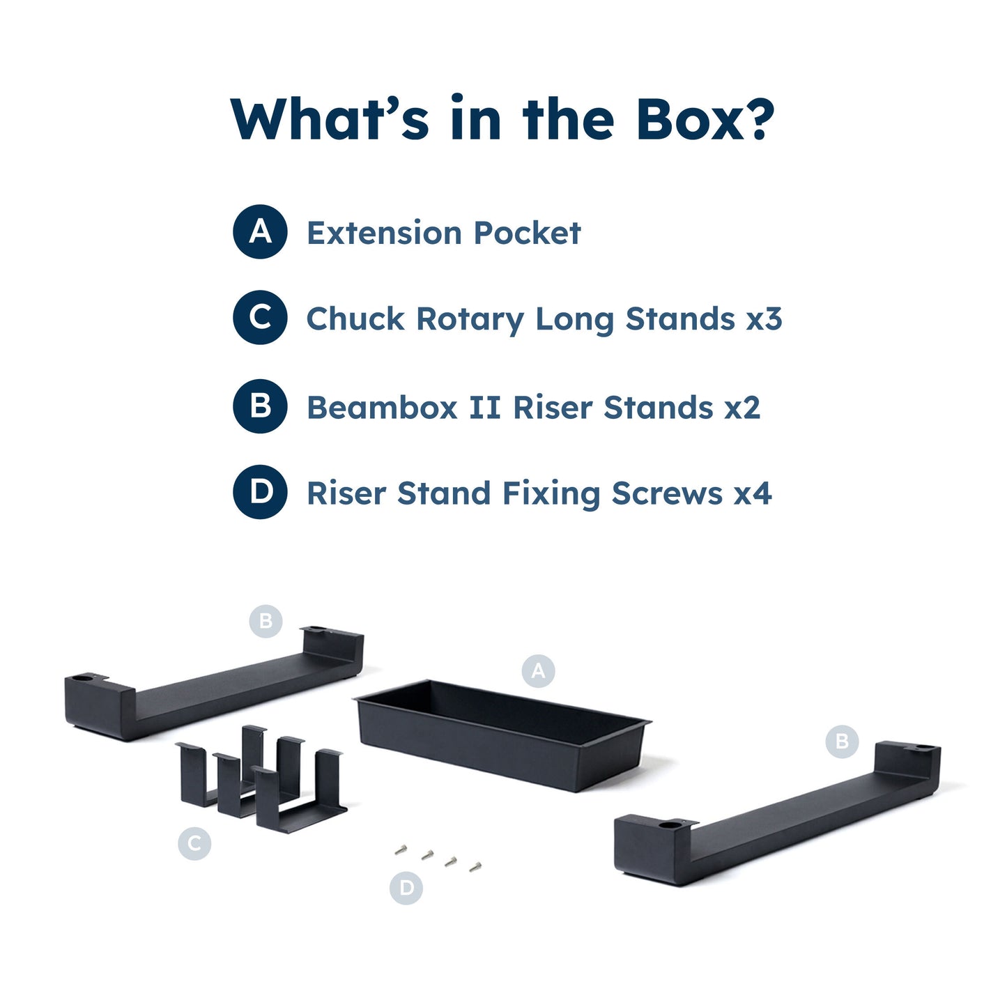 FLUX Beambox || extension pocket + stands