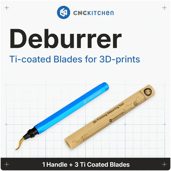 Avgradare med 3 titanbelagda blad