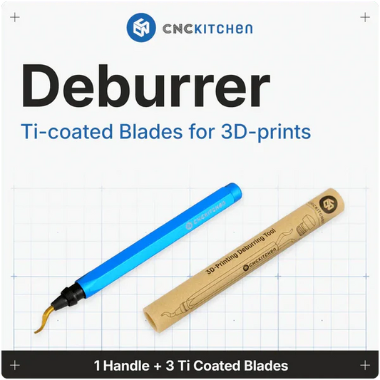Avgradare med 3 titanbelagda blad