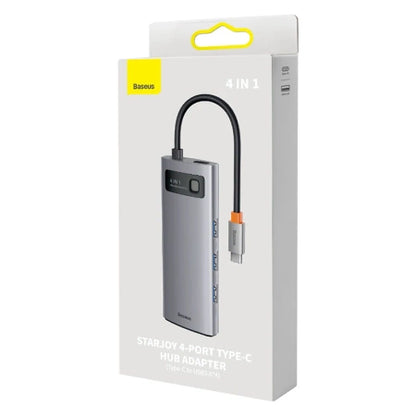 Baseus Metal Gleam Series 4-i-1 USB-C Hub