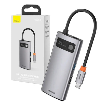 Baseus Metal Gleam Series 4-i-1 USB-C Hub